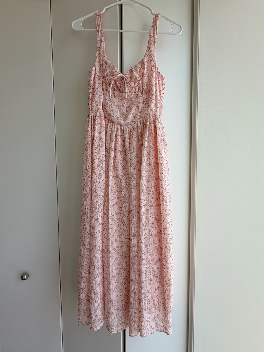 All In Favor Corset Midi Sundress – Size Small